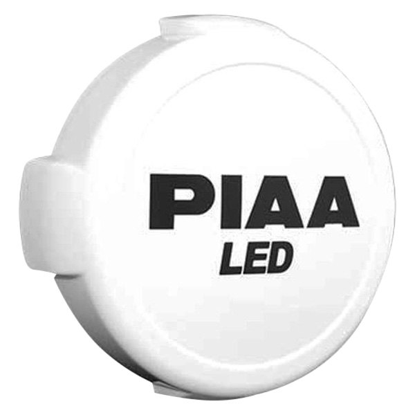 PIAA® 45700 7" Round White Plastic Light Cover with PIAA Logo for LP570