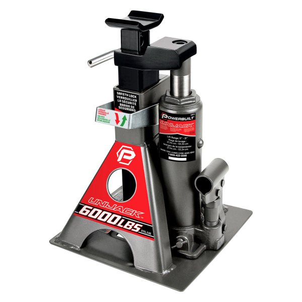 Powerbuilt® 620471 6000 lb Unijack Bottle Jack & Jackstand in One