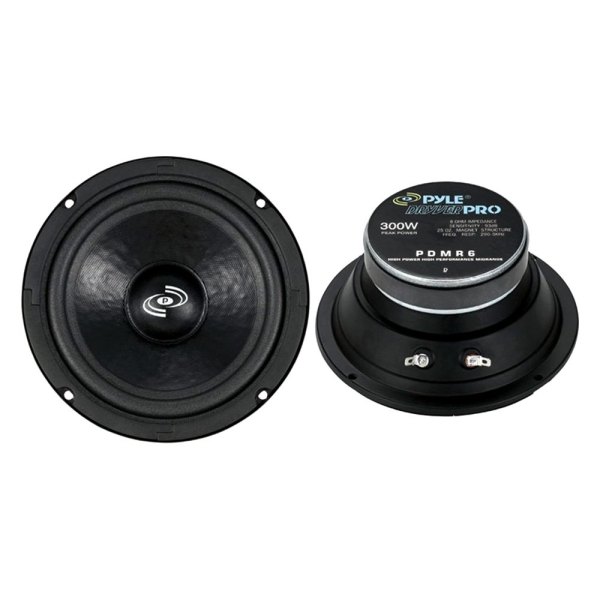 Pyle® PDMR6 High Performance Series 61/2" 300W 8 Ohm Midrange Speaker