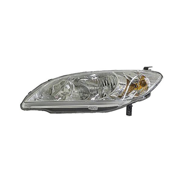 Replace® Honda Civic with Factory Halogen Headlights 2004 Replacement