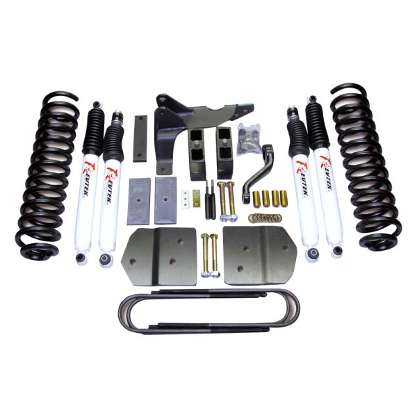 Revtek® Ford F350 4WD 2017 6" x 4" Coil Spring Front and Rear
