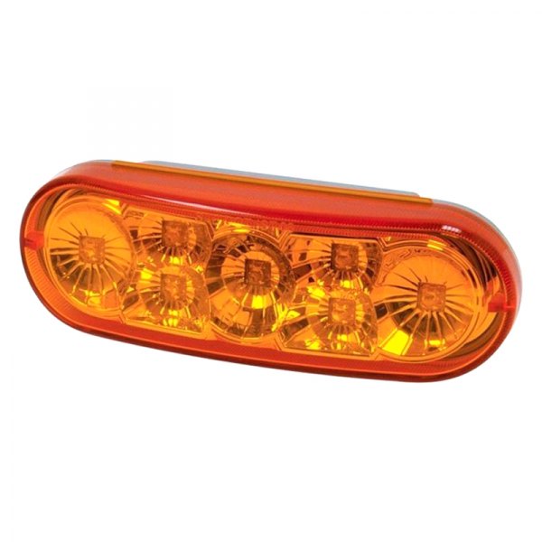 RoadPro® 6.5"x2.25" Oval Flush Mount LED Clearance Marker Light