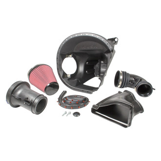 Roush Performance® - Ford Mustang 2015 Plastic Black Cold Air Intake System With Red Filter
