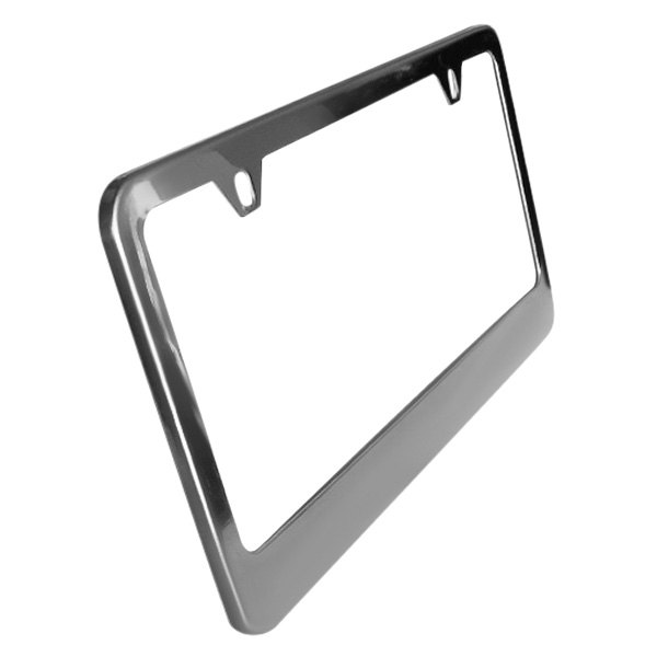 SAA® LPF9701 Polished License Plate Frame