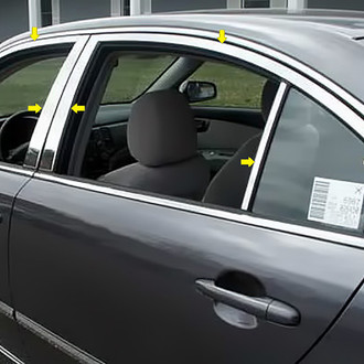 Kia Optima Chrome Window Trim | CARiD