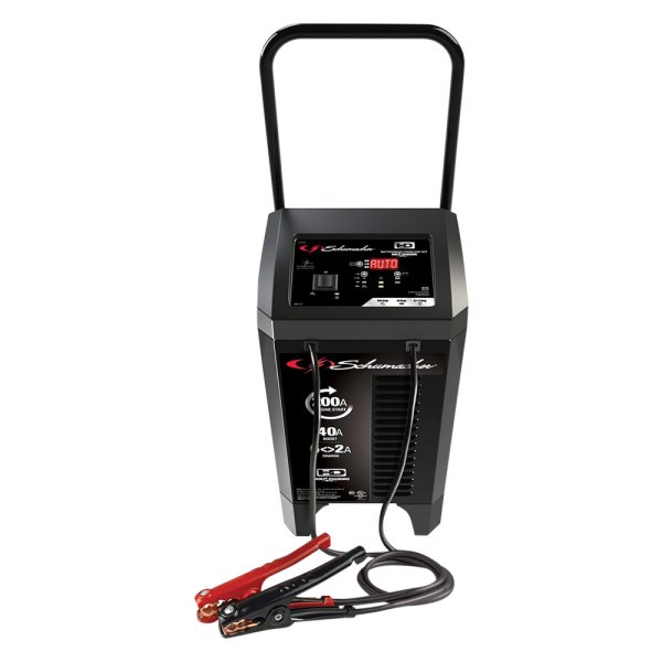 Schumacher® SC1353 6 V/12 V Wheeled Fully Automatic Battery Charger and Engine Starter with Tester