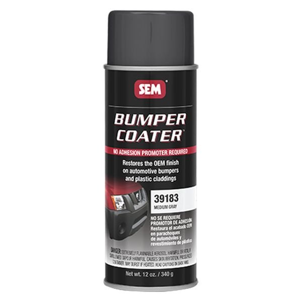 SEM® 39183 Bumper Coater™ 12 fl. oz. Med Gray Aerosol Automotive