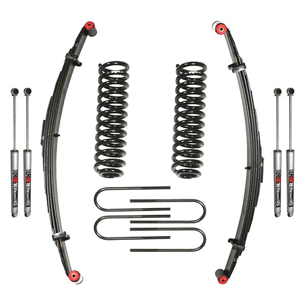 Skyjacker® 176EBKSM 7" x 4.5" Standard Series Front and Rear