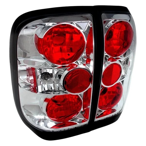 SpecD® Nissan Pathfinder 1996 Chrome/Red Euro Tail Lights
