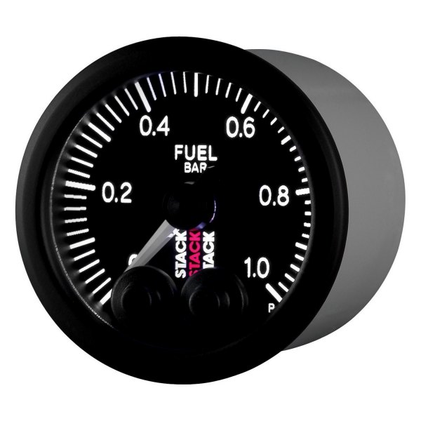 Stack® ProControl Series 52mm Fuel Pressure Gauges, Black