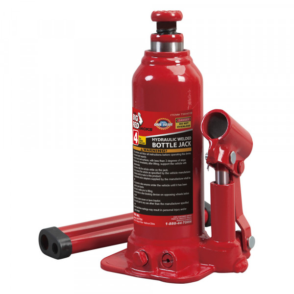Torin® T90403B Big Red™ 4 Ton Hydraulic Bottle Jack