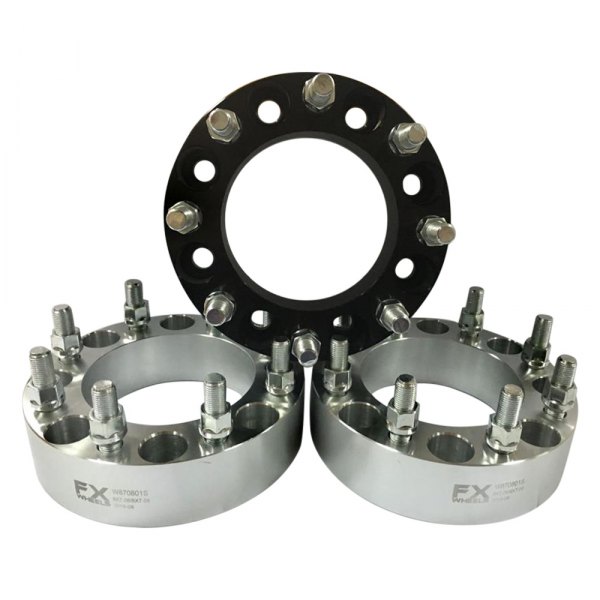 TrailFX® W866901B Black Anodized 6061T6 Aluminum FX Wheels Line Wheel Spacers