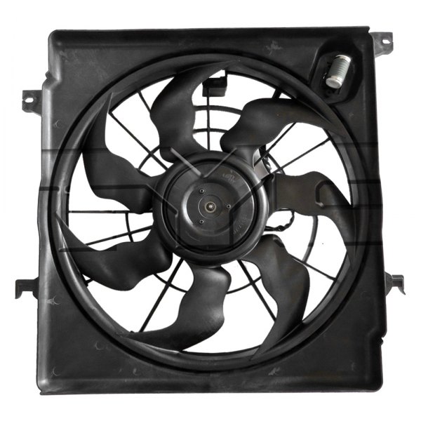 TYC® 623110 Dual Radiator and Condenser Fan Assembly