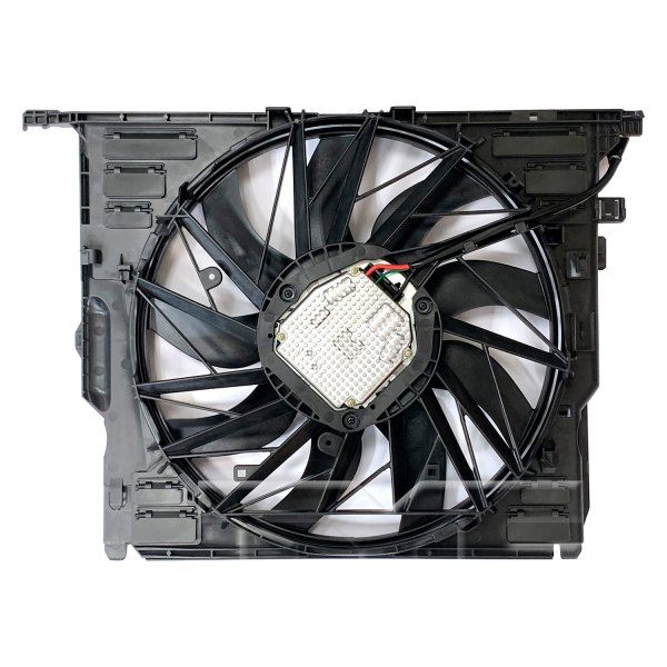 TYC® 624270 Dual Radiator and Condenser Fan Assembly