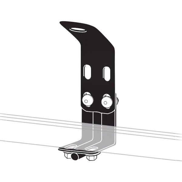 Vantech® A57B Aluminum Channel Ladder Stopper