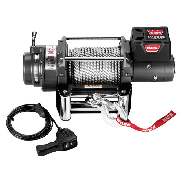 Warn® 265072 M12000 SelfRecovery 12000 lbs Electric Winch With Wire Rope