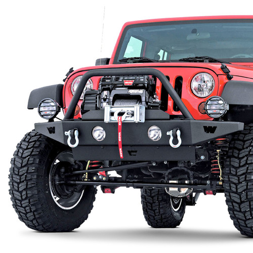 WARN® Jeep Wrangler 2010 Rock Crawler Full Width Black Front Winch HD