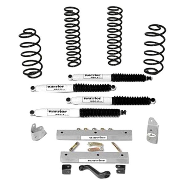 Warrior® 30841 4" x 4" Economy Front and Rear Suspension Lift Kit