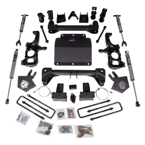Zone Offroad® GMC Sierra 2020 5" Front and Rear Suspension Lift Kit