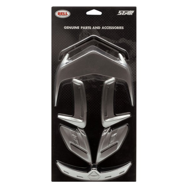Bell® 2010125 Gloss Black Vent Kit for Star Helmet