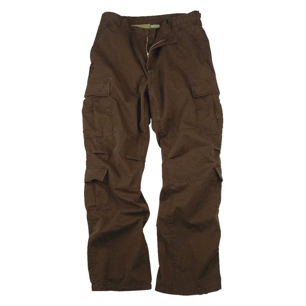 Rothco® 2563 Vintage Men's 47" Brown Paratrooper Fatigue Pants