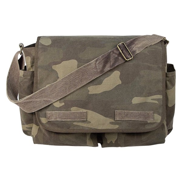 Rothco® 9748 Vintage Washed™ 15" x 11" x 6" Woodland Camo Messenger
