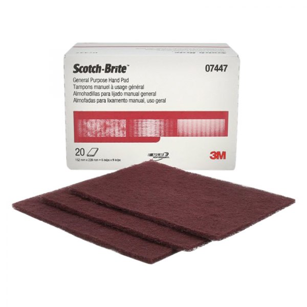 3M® 7447 ScotchBrite™ 9" x 6" Very Fine General Purpose Hand Pad