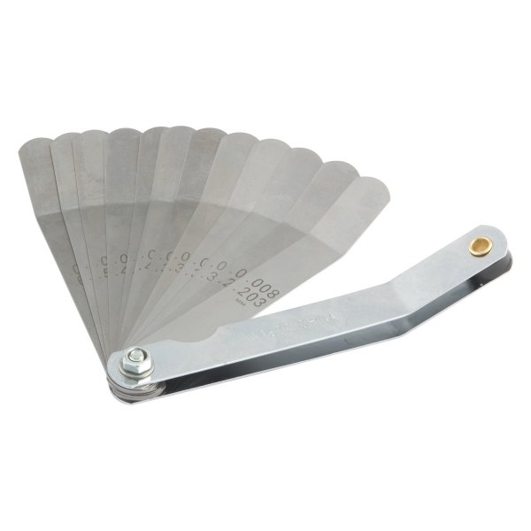 AllStar Performance® ALL96421 0.008 to 0.026" SAE and Metric Angled Feeler Gauge Set