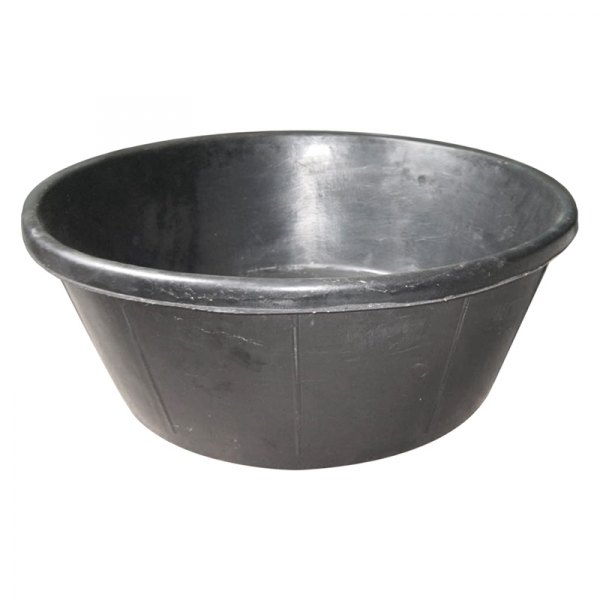 Bon Pro Plus® 34204 15 Gallon Black Round Rubber Utility Tub