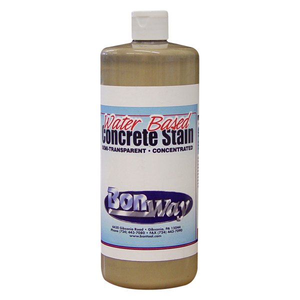 BonWay® 32807 0.3 gal Fawn Water Based Concrete Stain