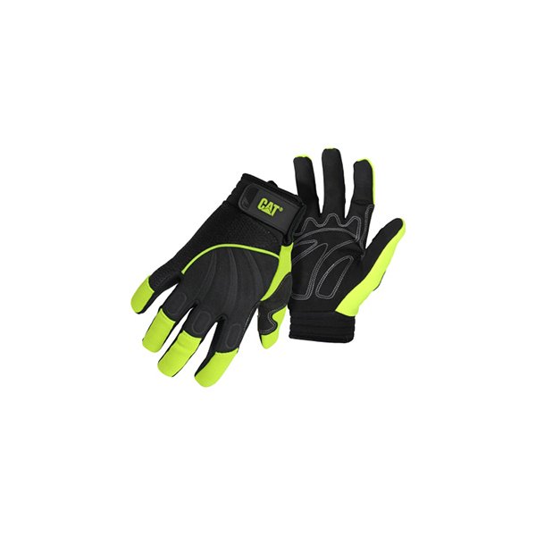 Caterpillar® HiViz Touchscreen Synthetic Mechanics Gloves