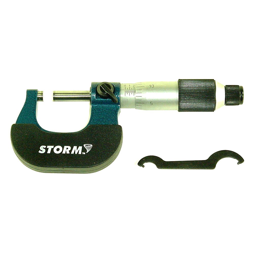 Central Tools® Storm™ SAE Mechanical Swiss Style Outside Micrometer