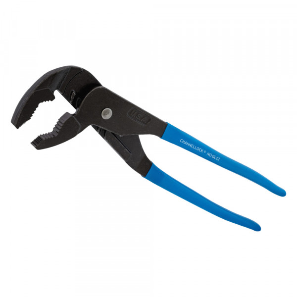 Channellock® GL12 GripLock™ 12" VJaws Dipped Handle Tether Ready