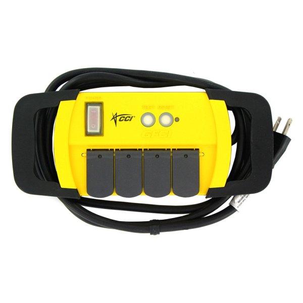 Coleman Cable® 4644 4Outlet PowerStation™ GFCI Power Strip Block