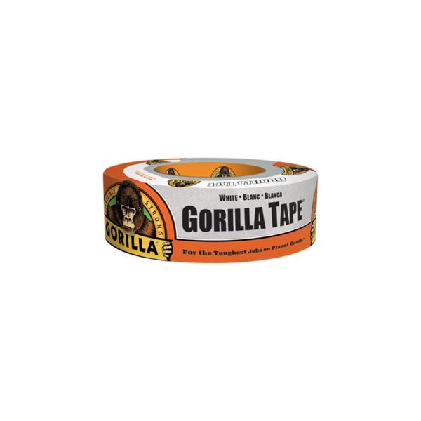 Gorilla® 6025001 90' x 1.88" White DoubleThick Duct Tape