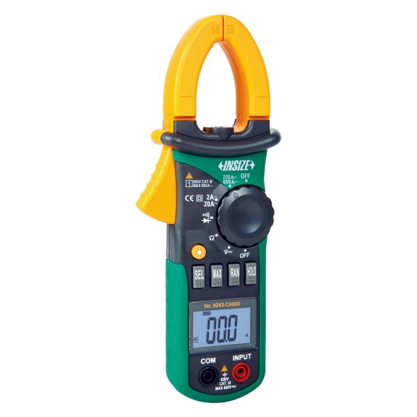 Insize® 9243CA600 600 A AC Digital Clamp Meter