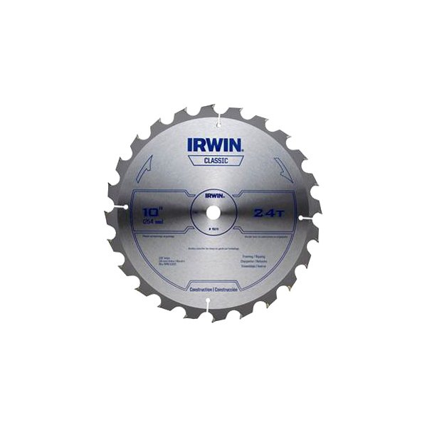 IRWIN® 15070 10" 24T Carbide ATB Circular Saw Blade