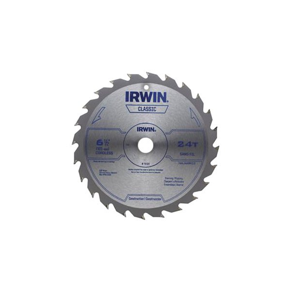 IRWIN® 15120 61/2" 24T Carbide ATB Circular Saw Blade