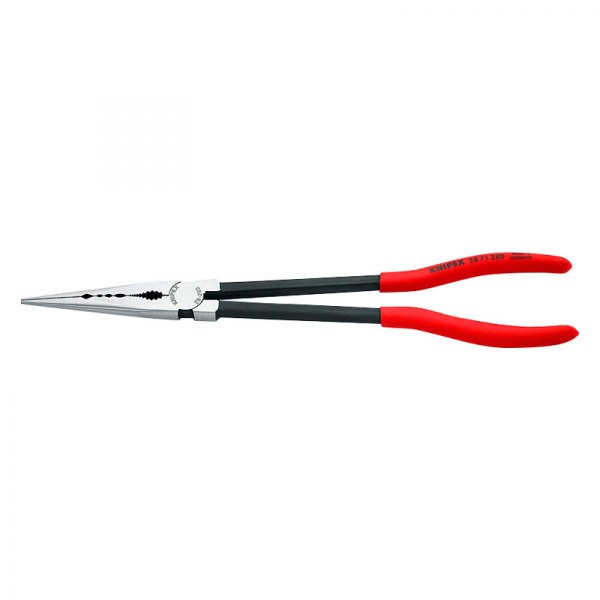Knipex® 28 71 280 11" Box Joint Straight Jaws Dipped Handle Long Reach Needle Nose Pliers
