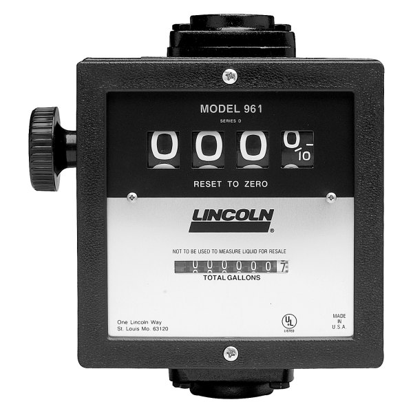 Lincoln® 964 38 GPM Litres Mechanical InLine High Volume Fuel Meter