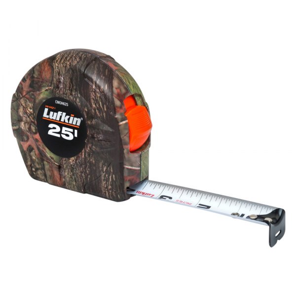 Lufkin® CMOH625 HiViz™ 25' SAE Camo Forest Measuring Tape
