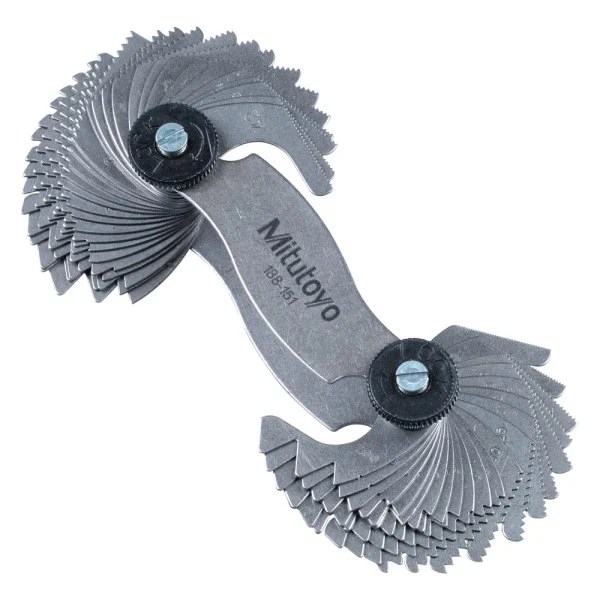 Mitutoyo® 188151 188 Series™ 4 to 42 TPI SAE and Metric Steel