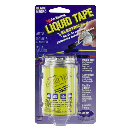 Plasti Dip® LET14Z03 4 oz. Black Liquid Electrical Tape (1 Piece
