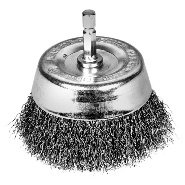 Performance Tool® W1214C 3" Coarse Steel Crimped Cup Brush