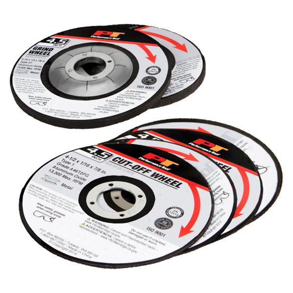 Performance Tool® W50007 10Piece 41/2" Aluminum Oxide Type 27 Cut