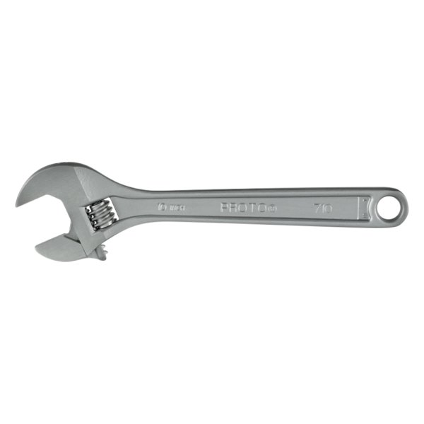 PROTO® 710 15/16" x 10" OAL Satin Plain Handle Adjustable Wrench