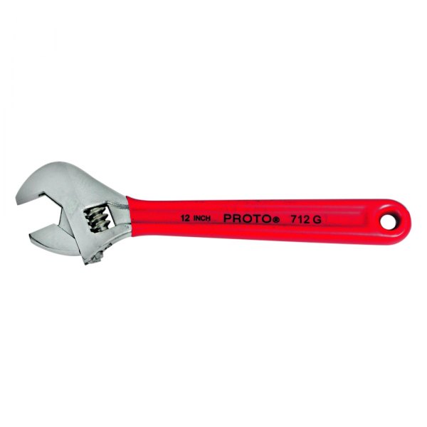 PROTO® 710G 15/16" x 10" OAL Satin Dipped Handle Adjustable Wrench