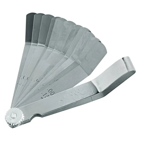 PROTO® J000M 0.006" to 0.020" SAE Stainless Steel Angled Bent Feeler Gauge Set