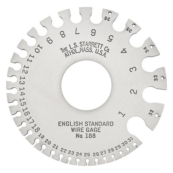 Starrett® 188 188 Series™ 0.300" to 0.400" SAE Hardened Steel English