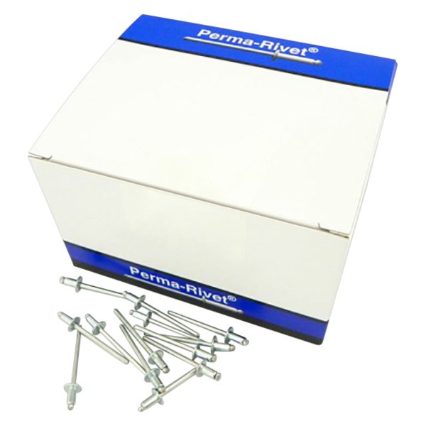 Thread Kits® P59459 PermaRivet™ 3/16" x 1/2" SAE Steel Medium Head Silver Blind Rivets (100